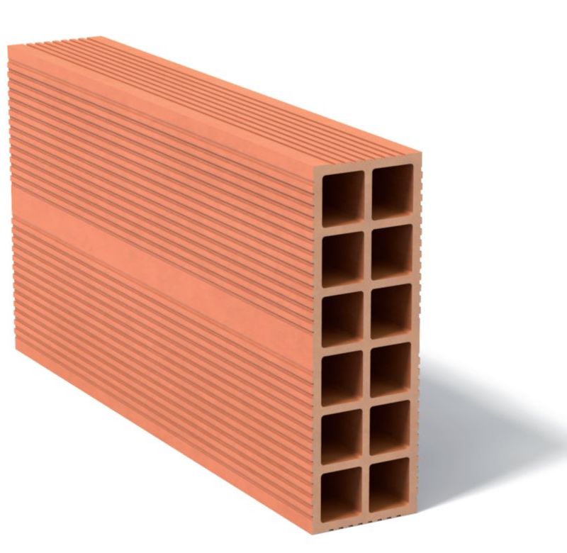 Catalogue :: Matériaux & Gros Oeuvre :: Construction :: Brique de structure  :: Brique platriere double 80x250x570
